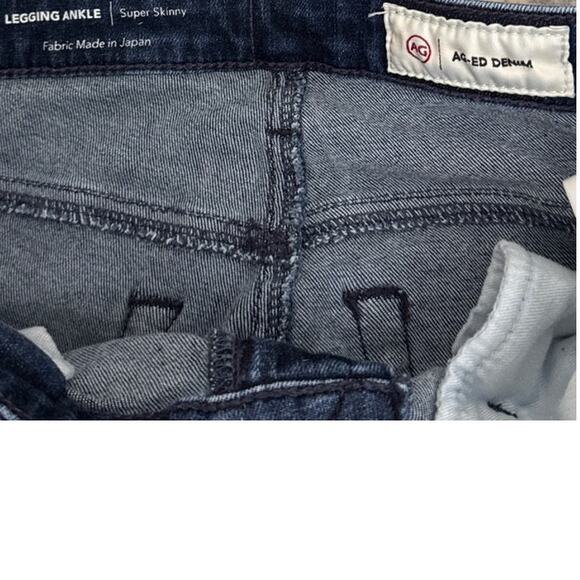 AG Jeans Adriano Goldschmied Legging Ankle Super Skinny Blue Jeans Size  28 - Picture 4 of 4